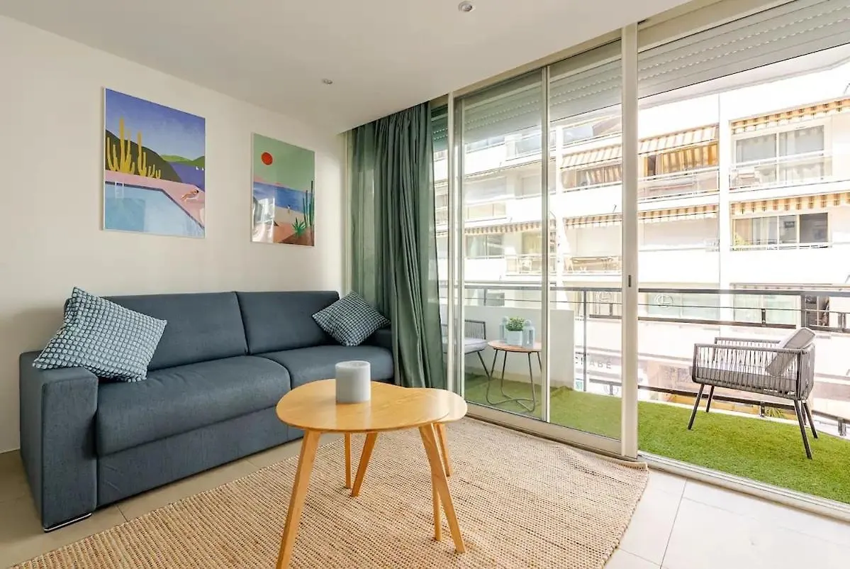 Magnifique 2 Pieces Avec Balcon Proche Martinez Et Croisette Lägenhet Cannes 0*,
